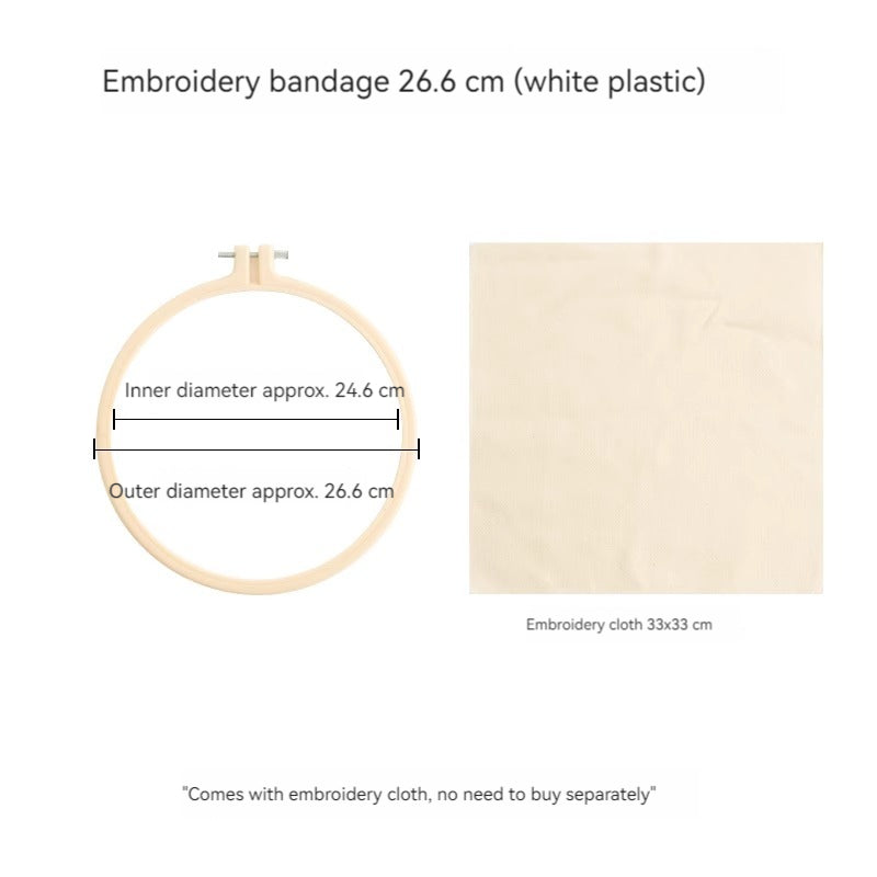 wood grain embroidery bandage + embroidery cloth